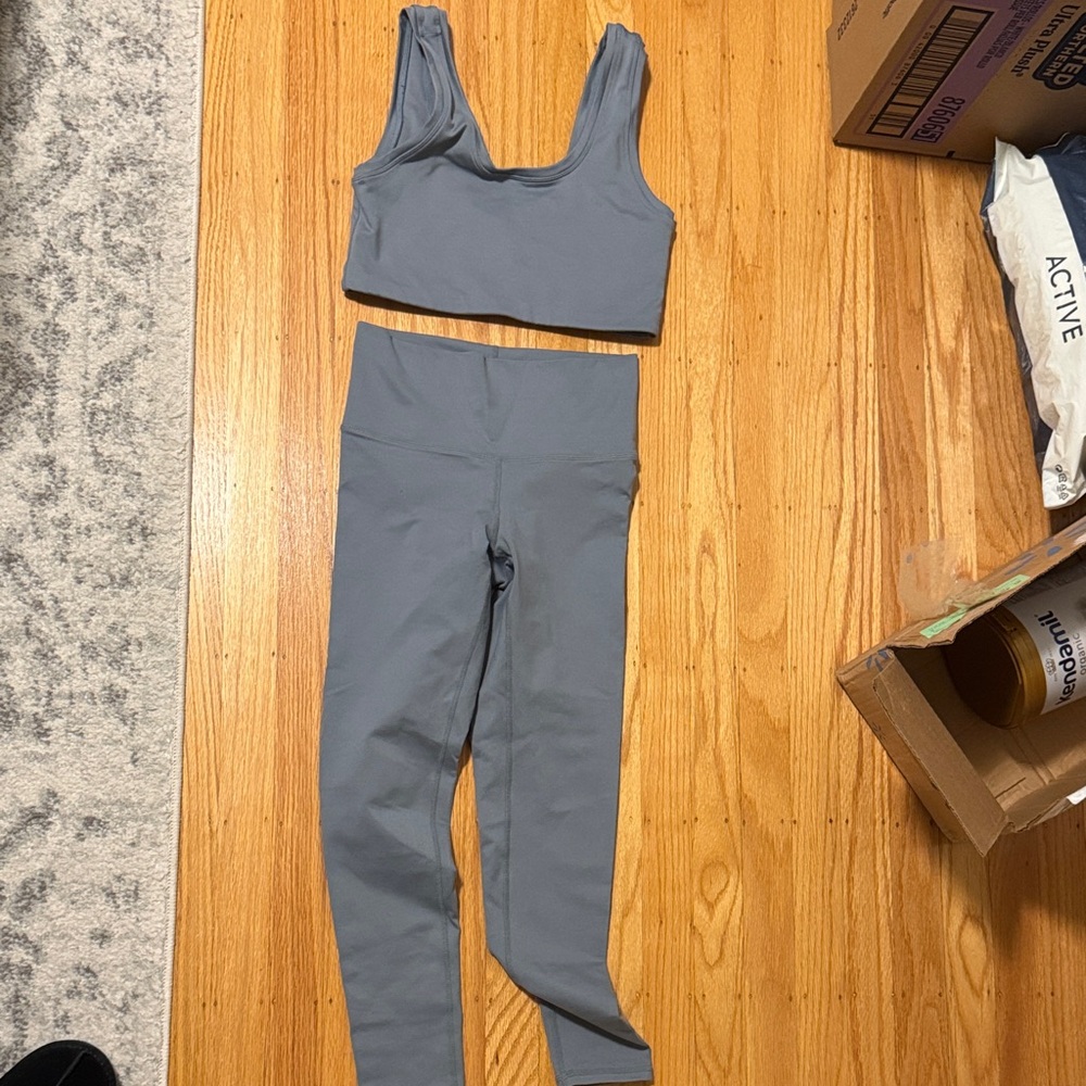 Terez Light Gray Activewear Set